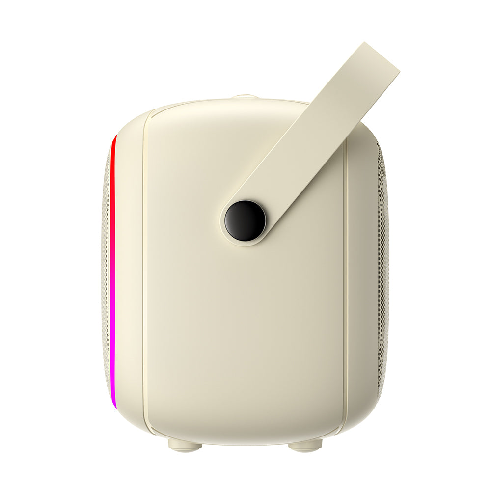 Bærbar Bluetooth-høyttaler HAVIT SK818BT Karaoke, 5W, RGB, Vanntett, Beige