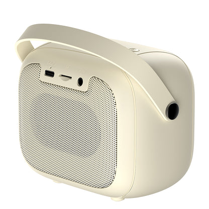 Bærbar Bluetooth-høyttaler HAVIT SK818BT Karaoke, 5W, RGB, Vanntett, Beige