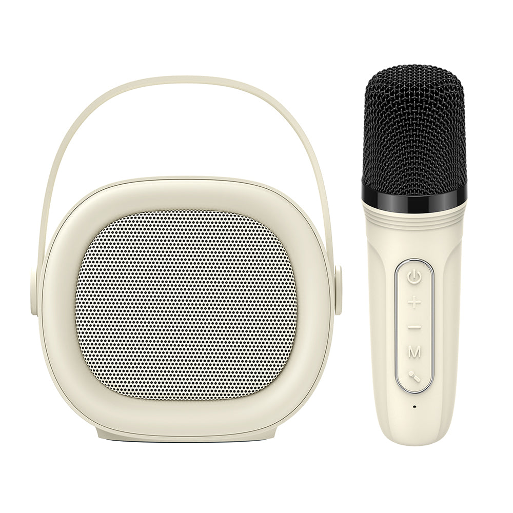 Bærbar Bluetooth-høyttaler HAVIT SK819BT Karaoke, 5W, Beige
