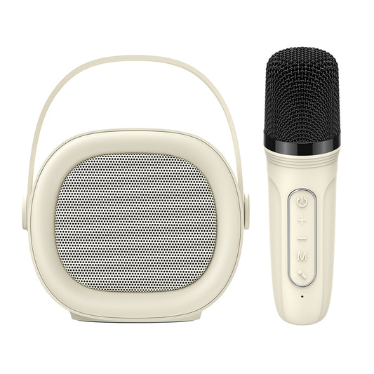 Bærbar Bluetooth-høyttaler HAVIT SK819BT Karaoke, 5W, Beige