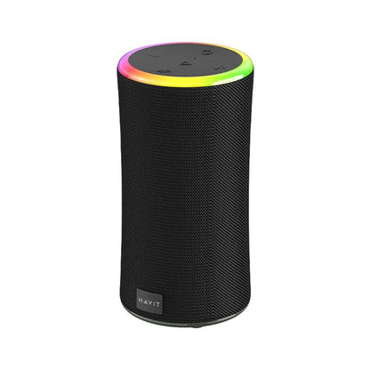 Bærbar Bluetooth-høyttaler HAVIT SK833BT, 2 x 10W, RGB, Vanntett, Svart
