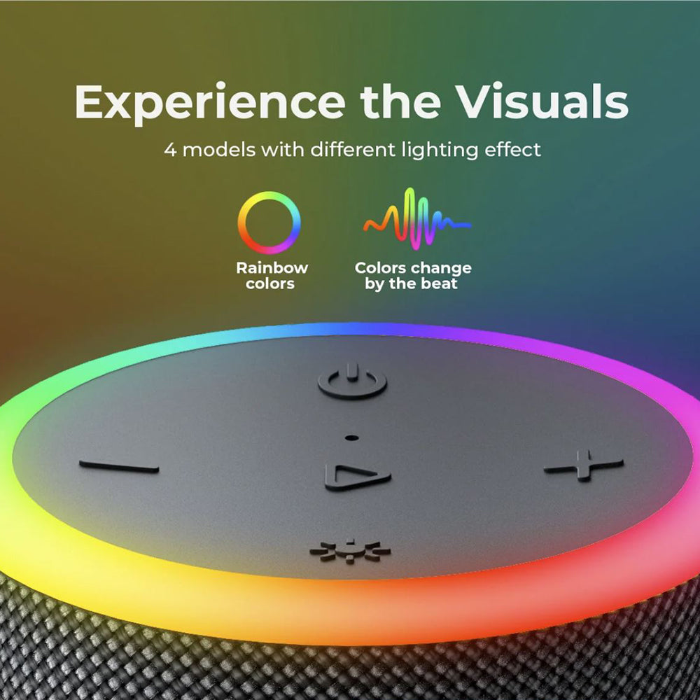 Bærbar Bluetooth-høyttaler HAVIT SK833BT, 2 x 10W, RGB, Vanntett, Svart