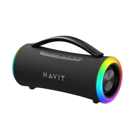Bærbar Bluetooth-høyttaler HAVIT SK834BT, 2 x 5W, RGB, Vanntett, Svart