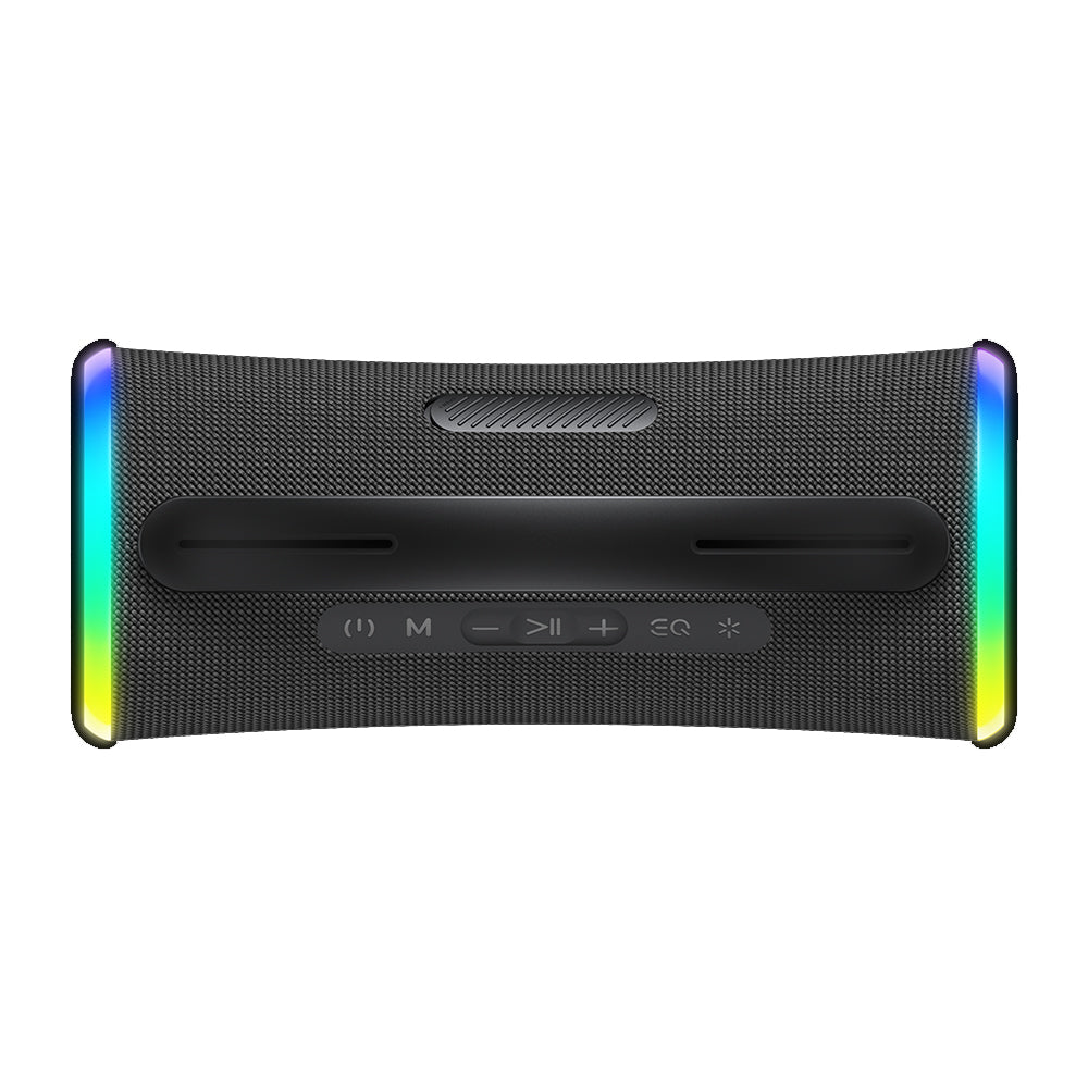 Bærbar Bluetooth-høyttaler HAVIT SK834BT, 2 x 5W, RGB, Vanntett, Svart