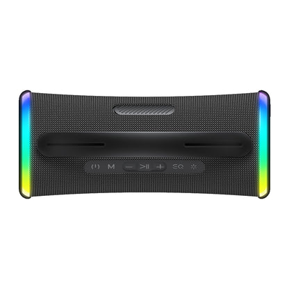 Bærbar Bluetooth-høyttaler HAVIT SK834BT, 2 x 5W, RGB, Vanntett, Svart