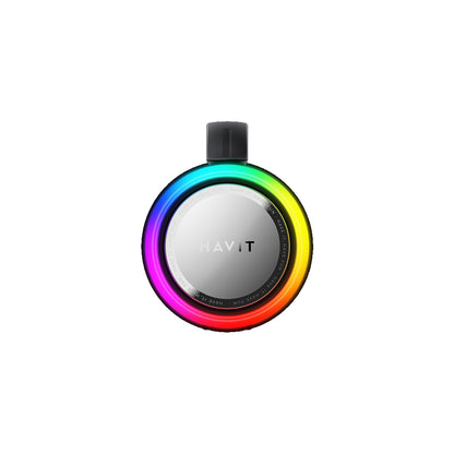 Bærbar Bluetooth-høyttaler HAVIT SK834BT, 2 x 5W, RGB, Vanntett, Svart