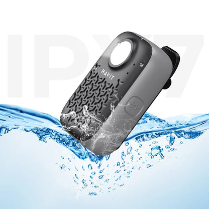 Bærbar Bluetooth-høyttaler HAVIT SK868BT, 5W, Vanntett, Svart