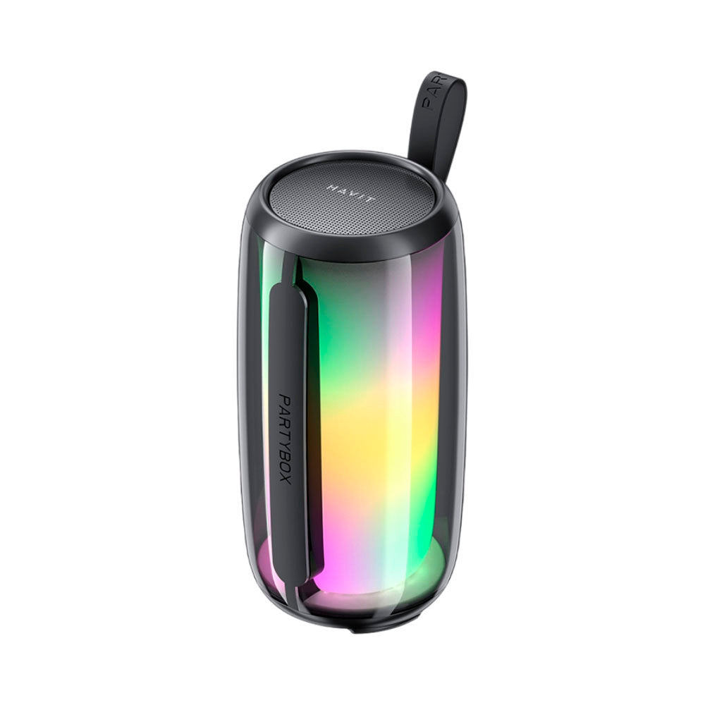 Bærbar Bluetooth-høyttaler HAVIT SK879BT, 8W, RGB, Vanntett, Svart
