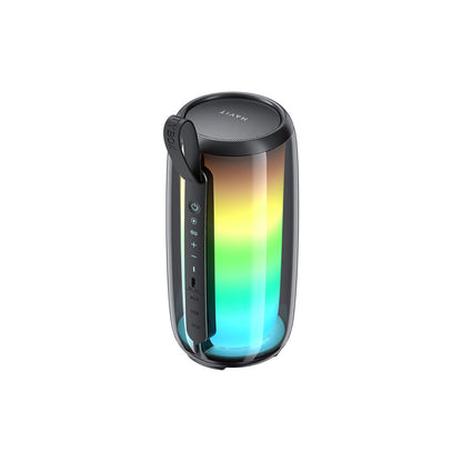 Bærbar Bluetooth-høyttaler HAVIT SK879BT, 8W, RGB, Vanntett, Svart