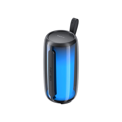 Bærbar Bluetooth-høyttaler HAVIT SK879BT, 8W, RGB, Vanntett, Svart
