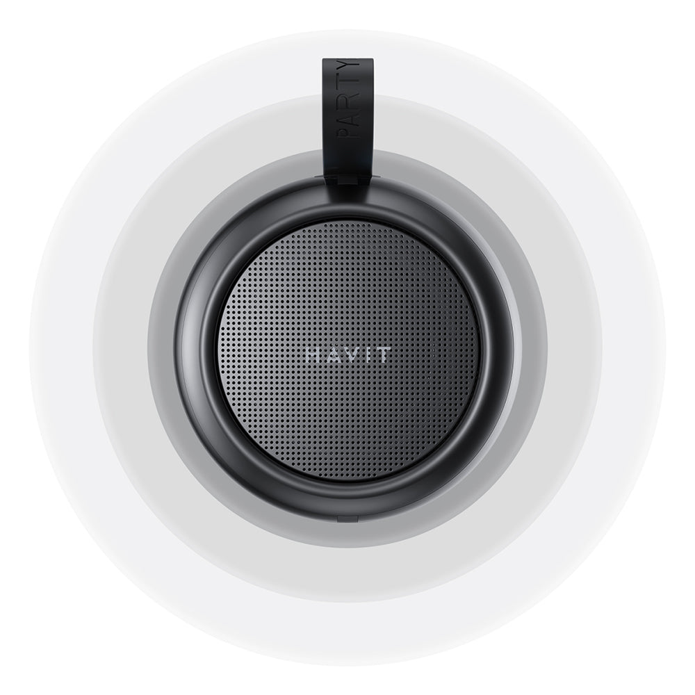 Bærbar Bluetooth-høyttaler HAVIT SK879BT, 8W, RGB, Vanntett, Svart