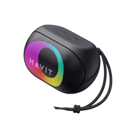 Bærbar Bluetooth-høyttaler HAVIT SK885BT, 8W, RGB, Vanntett, Svart