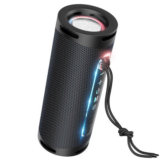 Bærbar Bluetooth-høyttaler HOCO HC9 Dazzling Pulse Sports, 10W, TWS, RGB, Svart