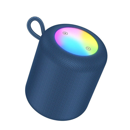 Bærbar Bluetooth-høyttaler HOCO HC30, 5W, TWS, RGB, Blå