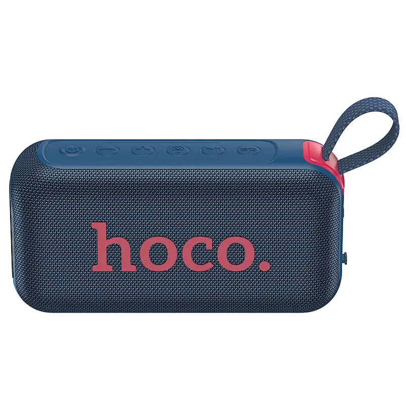 Bærbar Bluetooth-høyttaler HOCO HC32, 2 x 10W, TWS, RGB, Marineblå