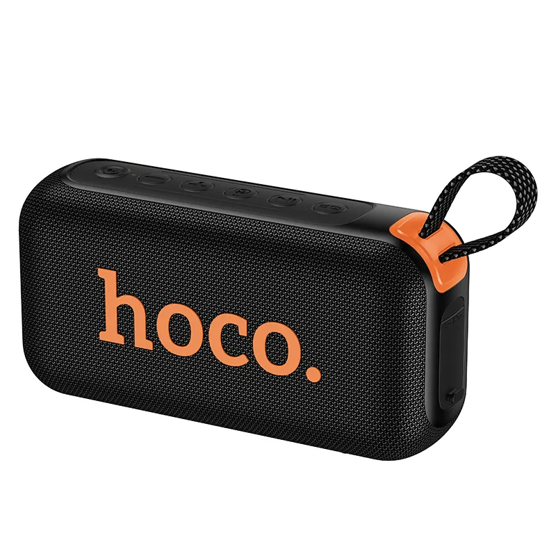 Bærbar Bluetooth-høyttaler HOCO HC32, 2 x 10W, TWS, RGB, Svart