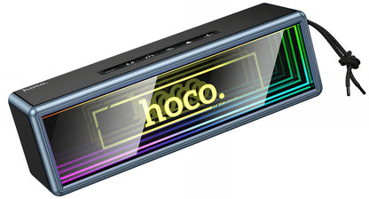 Bærbar Bluetooth-høyttaler HOCO HC40, 2 x 10W, TWS, RGB, Svart