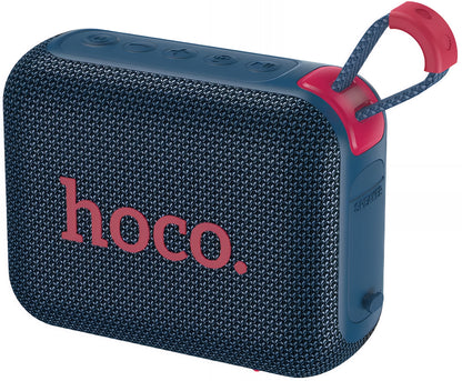 Bærbar Bluetooth-høyttaler HOCO HC31, 10W, TWS, RGB, Vanntett, Marineblå