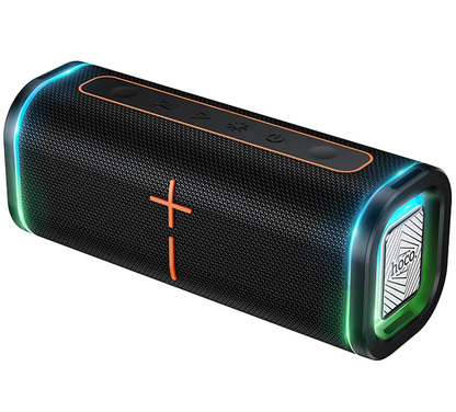 Bærbar Bluetooth-høyttaler HOCO HC51, 30W, TWS, RGB, Svart