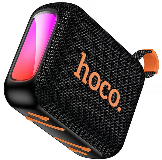 Bærbar Bluetooth-høyttaler HOCO HC31, 10W, TWS, RGB, Vanntett, Svart