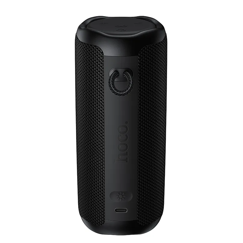 Bærbar Bluetooth-høyttaler HOCO HC50, 8W, TWS, RGB, Vanntett, Svart