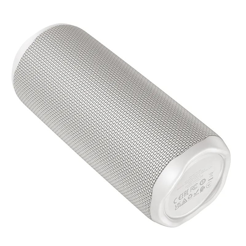 Bærbar Bluetooth-høyttaler HOCO HC50, 8W, TWS, RGB, Vanntett, Hvit