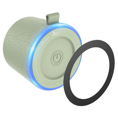 Bærbar Bluetooth-høyttaler HOCO HC49 Mini Magnetic, 8W, TWS, Grønn