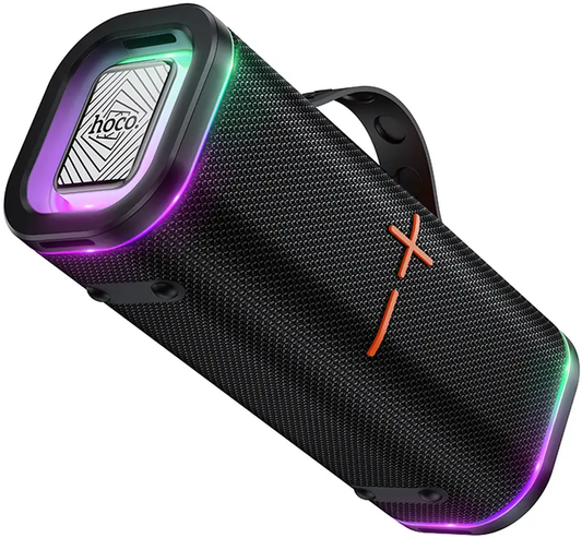 Bærbar Bluetooth-høyttaler HOCO HC51, 30W, TWS, RGB, Svart