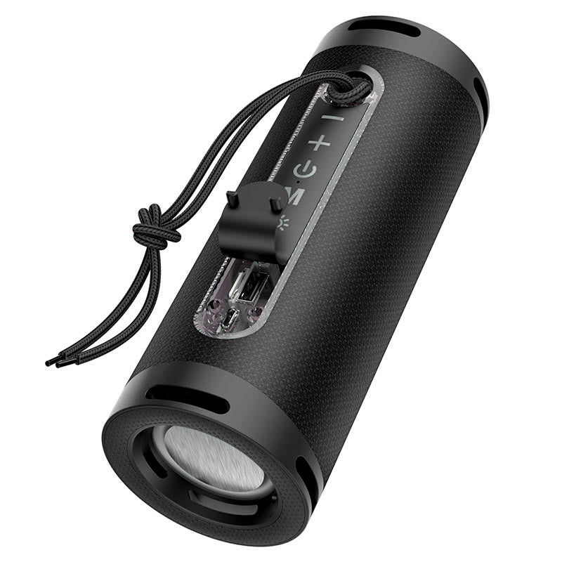 Bærbar Bluetooth-høyttaler HOCO HC9 Dazzling Pulse Sports, 10W, TWS, RGB, Svart
