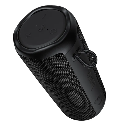 Bærbar Bluetooth-høyttaler HOCO HC50, 8W, TWS, RGB, Vanntett, Svart