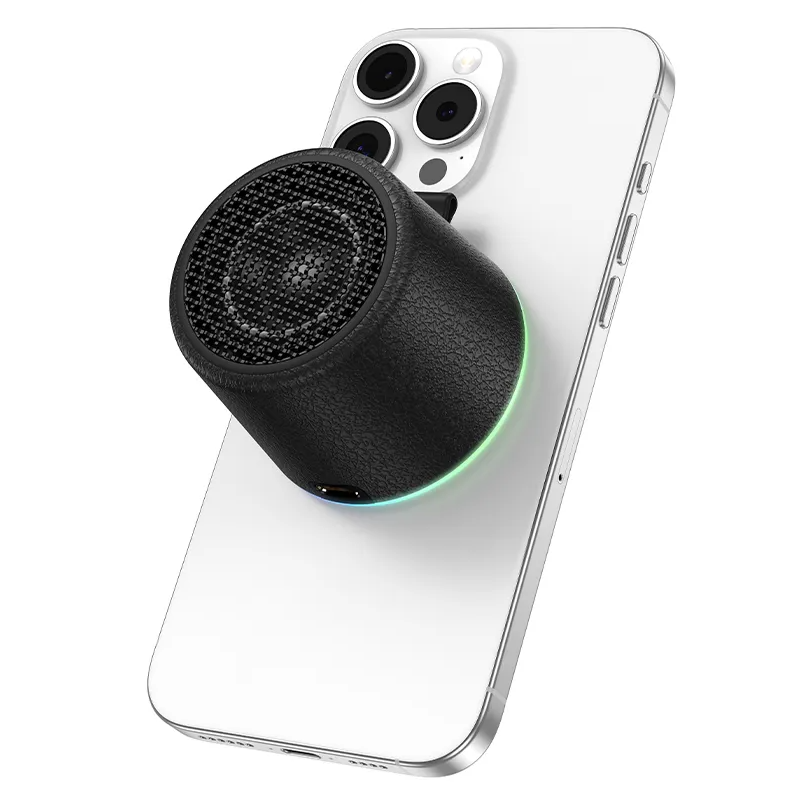 Bærbar Bluetooth-høyttaler HOCO HC49 Mini Magnetic, 8W, TWS, Svart