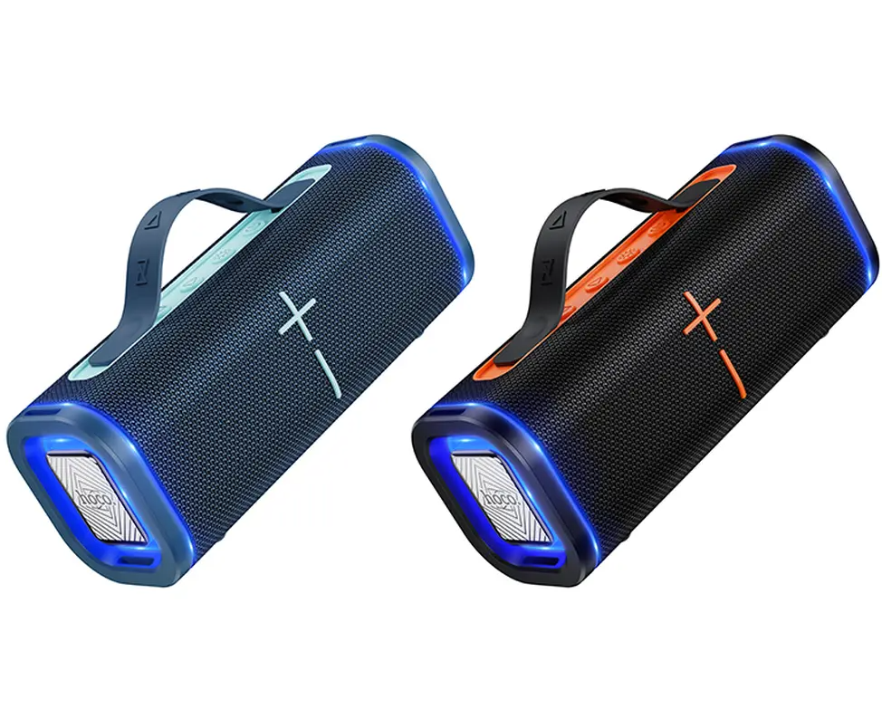 Bærbar Bluetooth-høyttaler HOCO HC51, 30W, TWS, RGB, Blå