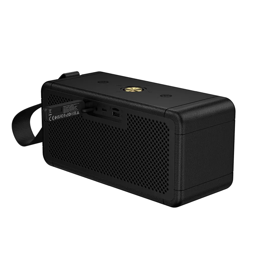 Bærbar Bluetooth-høyttaler HOCO HT1 Max, 2 x 20W, TWS, svart