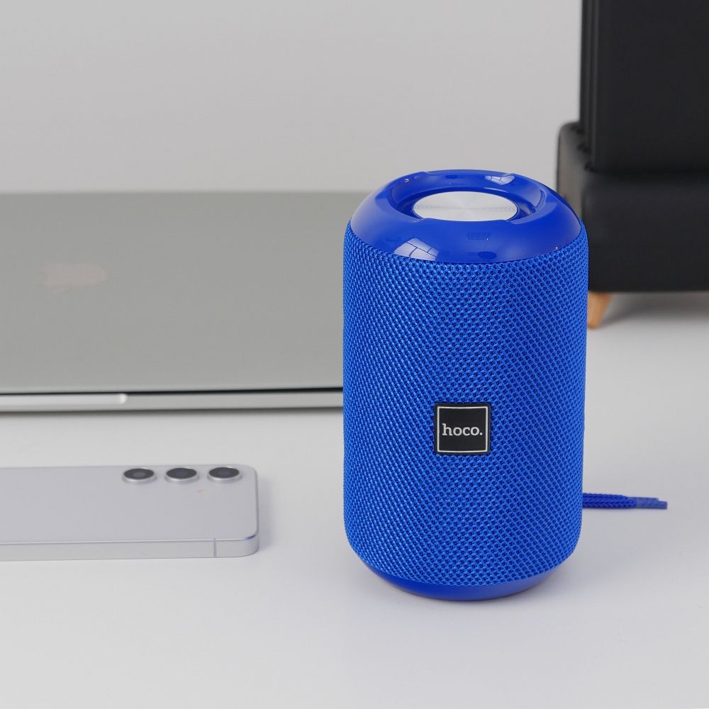Bærbar Bluetooth-høyttaler HOCO HC1, 5W, TWS, Vanntett, Blå