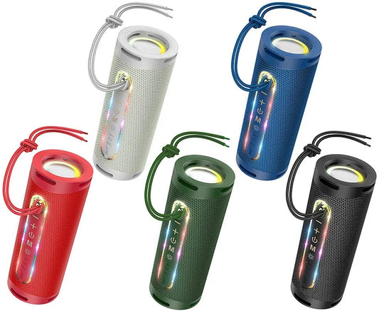 Bærbar Bluetooth-høyttaler HOCO HC9 Dazzling Pulse Sports, 10W, TWS, RGB, Blå