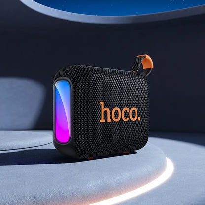 Bærbar Bluetooth-høyttaler HOCO HC31, 10W, TWS, RGB, Vanntett, Svart