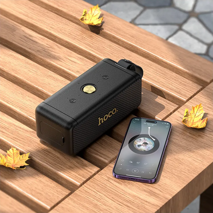 Bærbar Bluetooth-høyttaler HOCO HT1 Pro, 16W, TWS, Svart