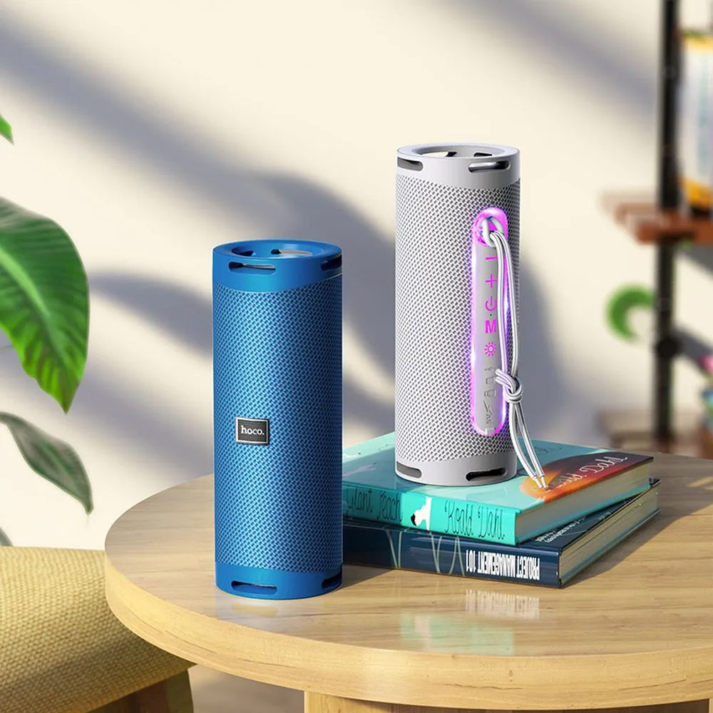 Bærbar Bluetooth-høyttaler HOCO HC9 Dazzling Pulse Sports, 10W, TWS, RGB, Blå