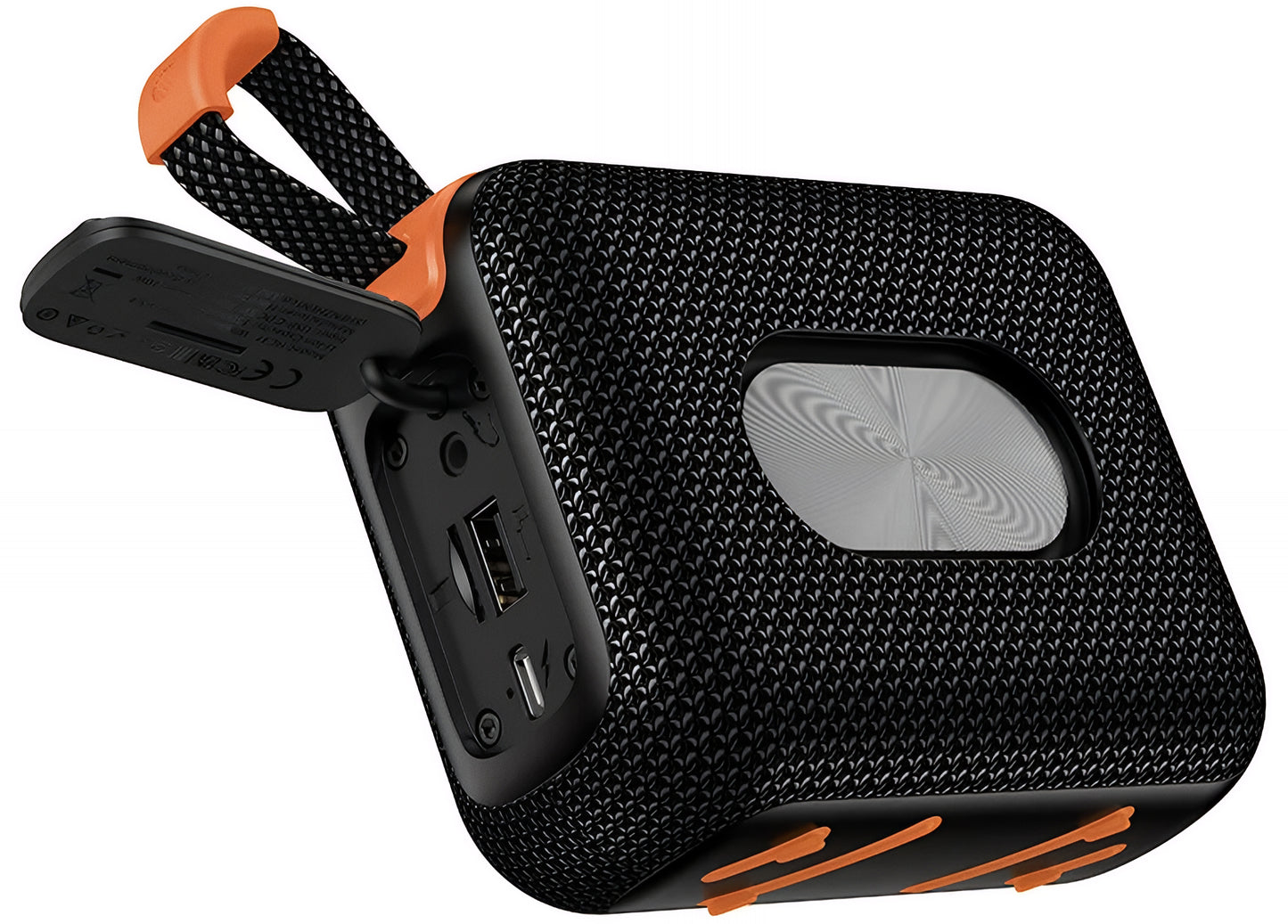 Bærbar Bluetooth-høyttaler HOCO HC31, 10W, TWS, RGB, Vanntett, Svart