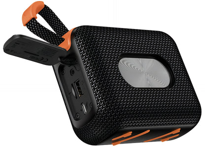 Bærbar Bluetooth-høyttaler HOCO HC31, 10W, TWS, RGB, Vanntett, Svart