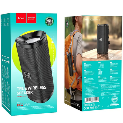 Bærbar Bluetooth-høyttaler HOCO HC4 Bella Sport, 10W, TWS, Vanntett, Svart