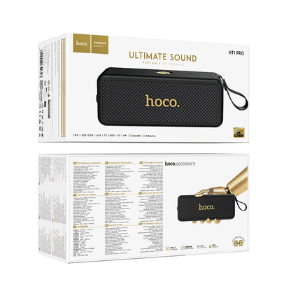 Bærbar Bluetooth-høyttaler HOCO HT1 Pro, 16W, TWS, Svart
