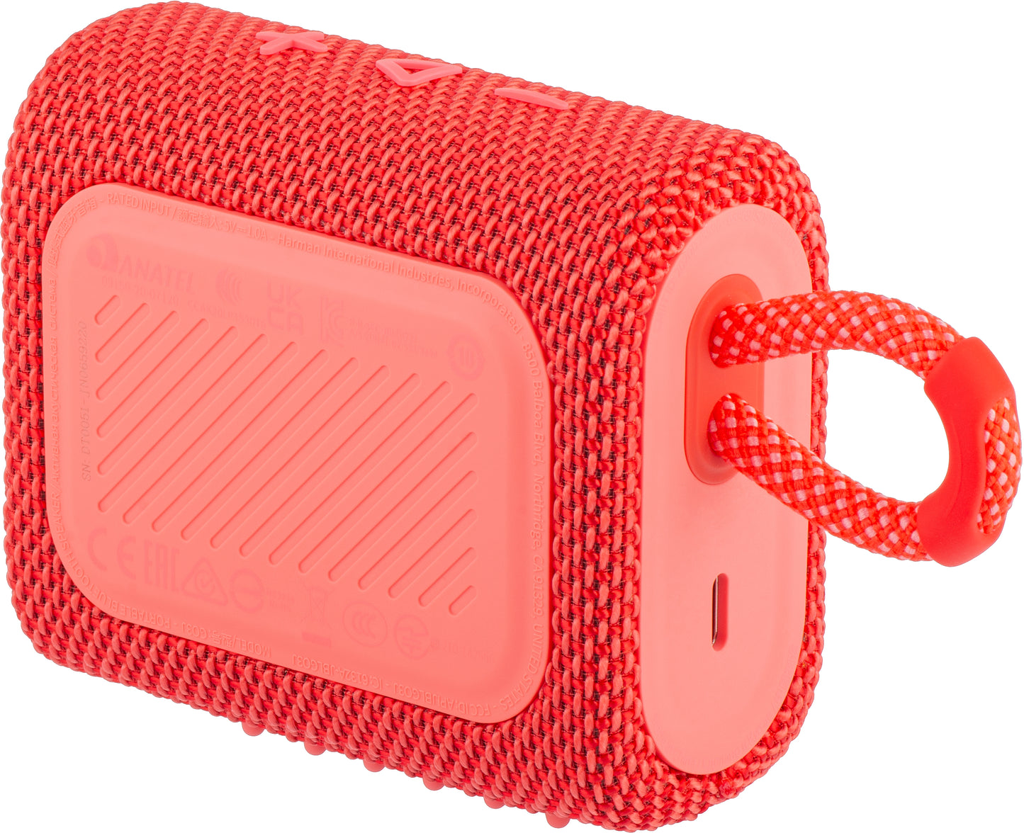 Bærbar Bluetooth-høyttaler JBL GO 3, 4,2 W, Pro Sound, vanntett, rød JBLGO3RED
