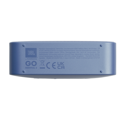Bærbar Bluetooth-høyttaler JBL Go Essential 2, 3.1W, Pro Sound, Vanntett, Blå JBLGOES2BLUCN
