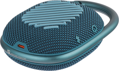 Bærbar Bluetooth-høyttaler JBL Clip 4, 5W, Pro Sound, vanntett, blå JBLCLIP4BLU