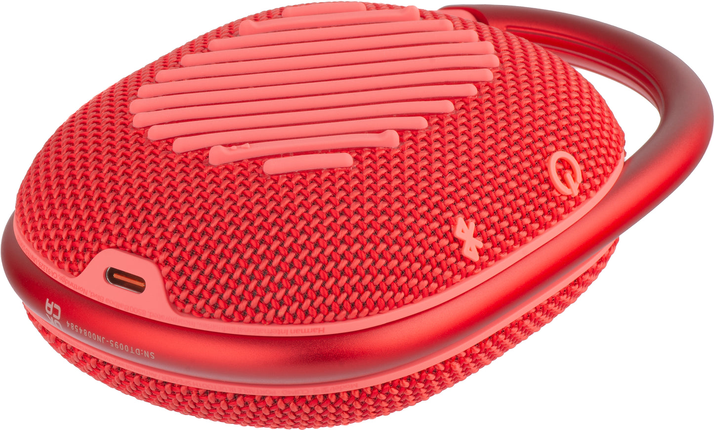 Bærbar Bluetooth-høyttaler JBL Clip 4, 5W, Pro Sound, vanntett, rød JBLCLIP4RED