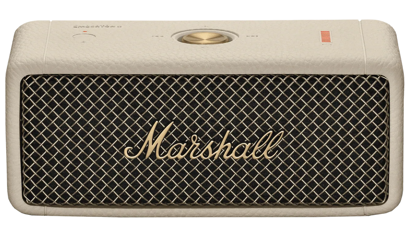 Bærbar Bluetooth-høyttaler Marshall Emberton II, 20W, Vanntett, Krem