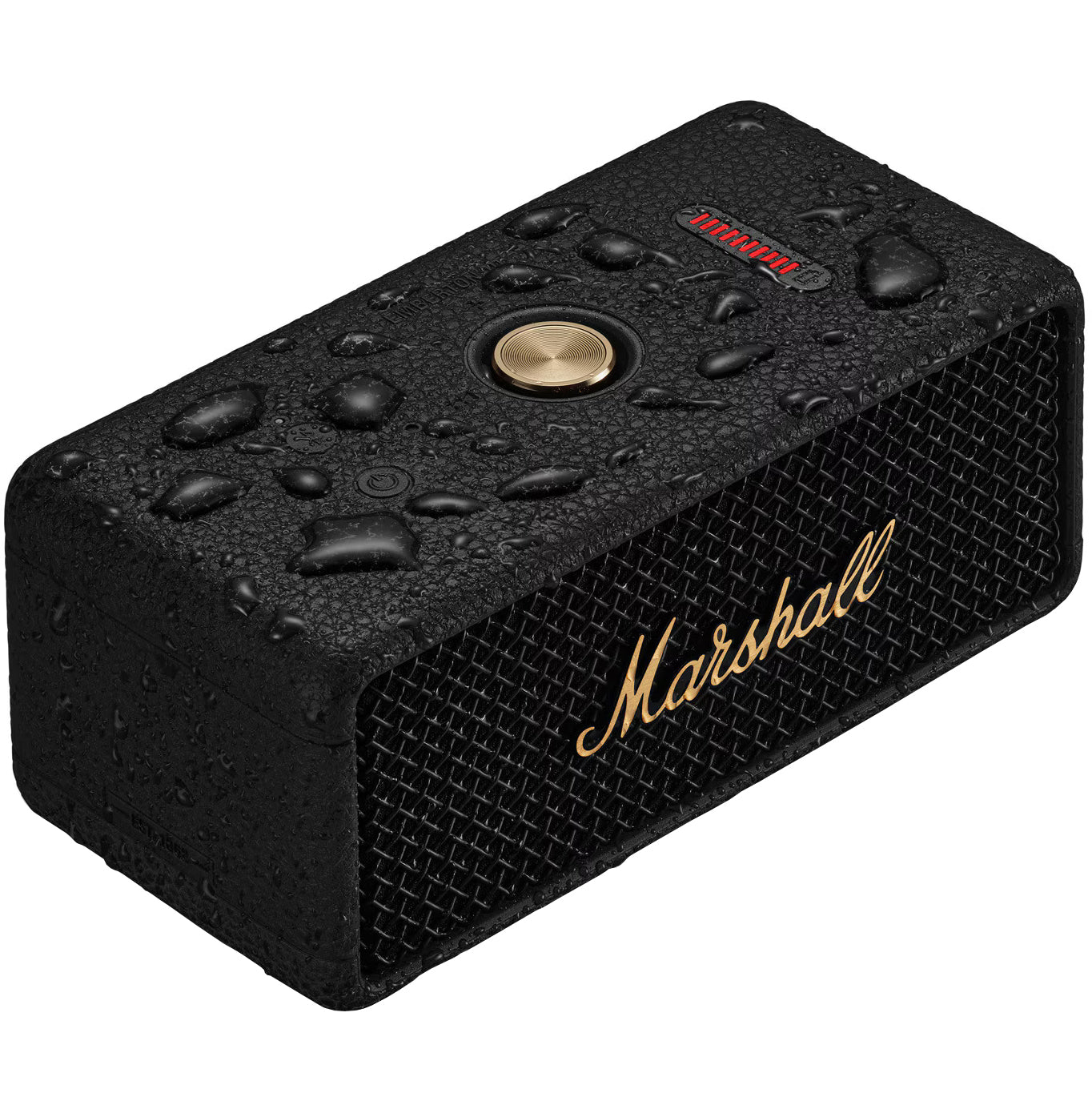 Marshall Emberton II bærbar Bluetooth-høyttaler, 20W, vanntett, svart gull