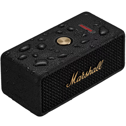 Marshall Emberton II bærbar Bluetooth-høyttaler, 20W, vanntett, svart gull