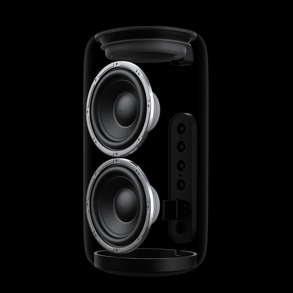 Bærbar Bluetooth-høyttaler McDodo BS-1410, 2 x 5W, RGB, Vanntett, Svart